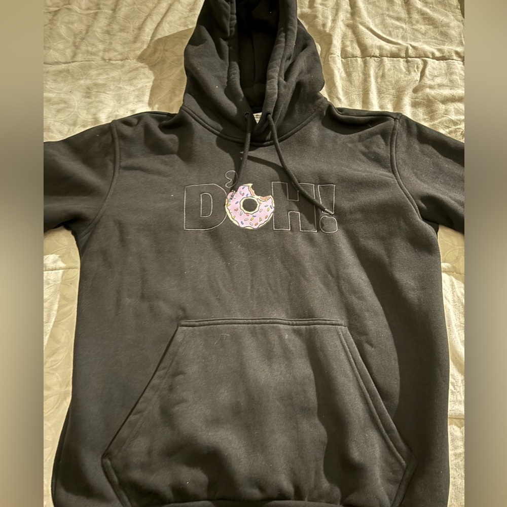 Adidas OG Simpson “DOH” Black Hoodie